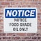 Signmission Food Grade Oil Only, 10 in W x Rectangle, Plastic OS-2PACK-NS-P-710-L-15697 - alternate 7